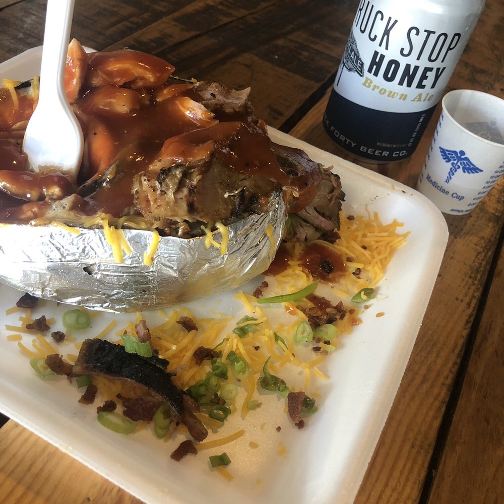 Saw's Juke Joint - Crestline - Loaded potato! Soooo good! - Barbeque Near Me - Birmingham, Alabama Saw's Juke Joint - Crestline - Loaded potato! Soooo good! - Barbeque Near Me - Birmingham, Alabama