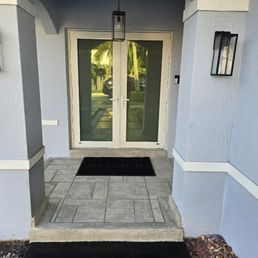 Our new porch with euro tile Our new porch with euro tile