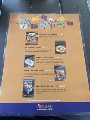 Menu photo 2 Salsas Cocina River City Jacksonville, FL Menu photo 2 Salsas Cocina River City Jacksonville, FL