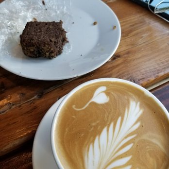 Visible Coffee Roasters - Gorgeous latte, and the gluten free buckwheat banana bread is nothing to sneeze at! - Coffee & Tea Near Me - Mill Creek, Washington Visible Coffee Roasters - Gorgeous latte, and the gluten free buckwheat banana bread is nothing to sneeze at! - Coffee & Tea Near Me - Mill Creek, Washington