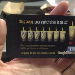 Honey Bubble - Frequent buyer card. Stamp to come.