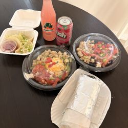 Chicken taco, Original Barney, Insane Burritos