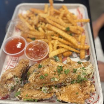 The Lumpia Company - Chicken wings and fries - Filipino Near Me - Oakland, California