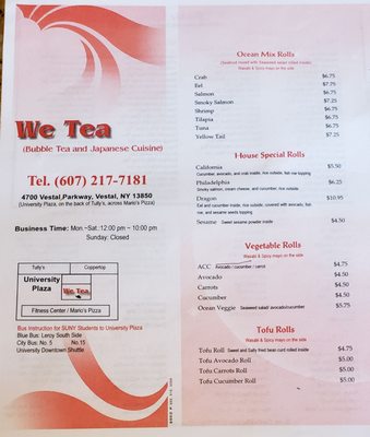 Menu photo 5 We Tea Vestal, NY