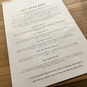 Ginger & Scallion - Soft opening menu - Thai Near Me - Seattle, Washington Ginger & Scallion - Soft opening menu - Thai Near Me - Seattle, Washington