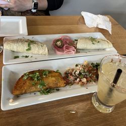 La Rosa Mexican Kitchen - Carnitas tacos, barbacoa tacos and margaritas