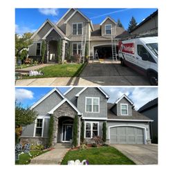 MBK Painting - Before and after exterior