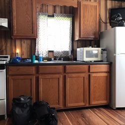 Cherry Grove Campground - Kitchen is all you would need for a couple day visit