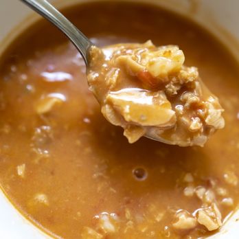 Cafe Sport Restaurant - a spoon full of soup - Seafood Near Me - Williston Park, New York Cafe Sport Restaurant - a spoon full of soup - Seafood Near Me - Williston Park, New York