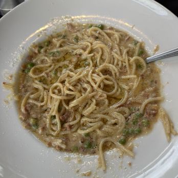 Anthony's La Piazza Prime - Spaghetti Carbonara - Italian Near Me - Raleigh, North Carolina