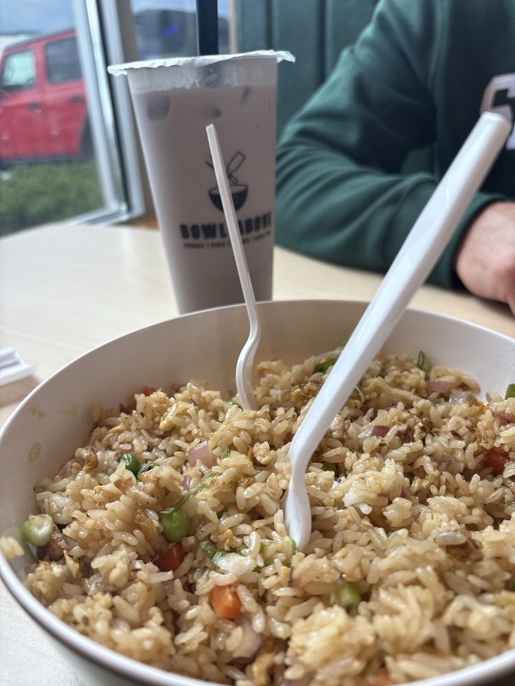 Food from Bowl Above