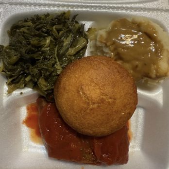 H & T's Homecooking - Juicy, tender, delicious meatloaf, greens, mashed potatoes with gravy and cornbread. - Southern Near Me - Nashville, Tennessee H & T's Homecooking - Juicy, tender, delicious meatloaf, greens, mashed potatoes with gravy and cornbread. - Southern Near Me - Nashville, Tennessee