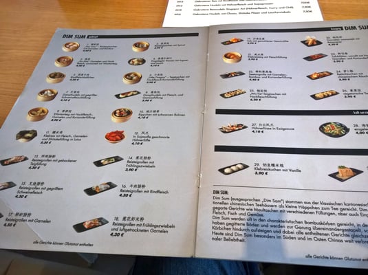 Menu photo 8 dim sum Bonn, NW