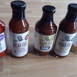 G Hughes Sauces , Gia Brands Inc - The G Hughes Sugar Free Sauces in my pantry