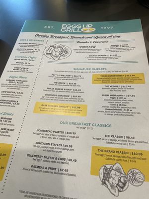 Menu photo 3 Eggs Up Grill Johnson City, TN