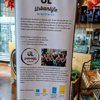 Urbanlife Cafe - a sign for urban life - Coffee & Tea Near Me - San Diego, California