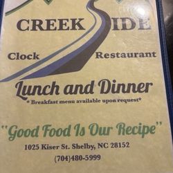 The Creekside Clock Restaurant of Shelby