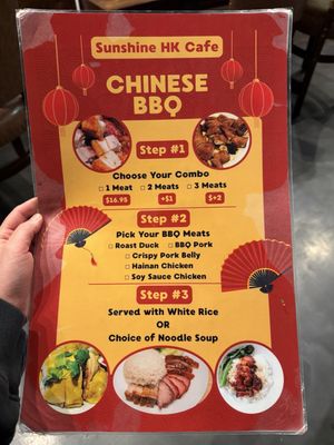 Menu photo 1 Sunshine HK Cafe San Carlos, CA