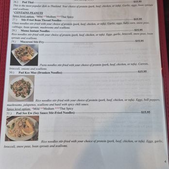 Lily's Thai Cafe - menu - Bubble Tea Near Me - Weed, California