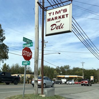 Tim's Market - Sign by the street - Grocery Near Me - Franklin, Tennessee