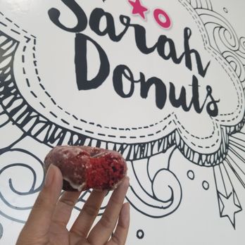 Sarah Donuts - Glazed red velvet cake doughnut - Donuts Near Me - Decatur, Georgia
