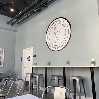Brew Cha - Inside: seating and restroom - Bubble Tea Near Me - San Francisco, California