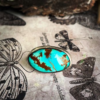Jonkheer Jewelry Art Studio - Turquoise Ring in Sterling Silver - Jewelry Near Me - Wilmington, North Carolina Jonkheer Jewelry Art Studio - Turquoise Ring in Sterling Silver - Jewelry Near Me - Wilmington, North Carolina