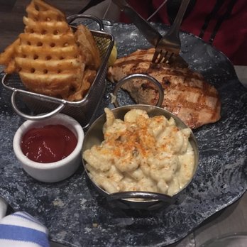 Hook & Barrel - Salmon, waffle fries, Mac and cheese - Seafood Near Me - Myrtle Beach, South Carolina