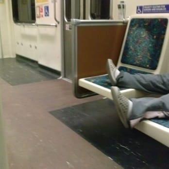 Metro D Line - Priority seating, not reclining. - Public Transportation Near Me - Los Angeles, California