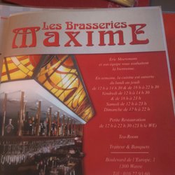 Les Brasseries Maxime