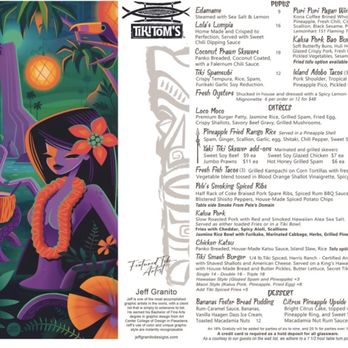 Tiki Tom’s - Food menu - Tiki Bars Near Me - Walnut Creek, California Tiki Tom’s - Food menu - Tiki Bars Near Me - Walnut Creek, California