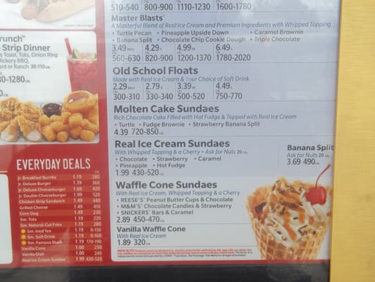 Menu photo 6 Sonic Drive-In VISALIA, CA Menu photo 6 Sonic Drive-In VISALIA, CA