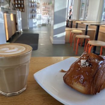 Dry Storage - Latte and chocolate croissant - Coffee & Tea Near Me - Boulder, Colorado Dry Storage - Latte and chocolate croissant - Coffee & Tea Near Me - Boulder, Colorado