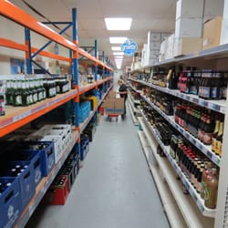 Beers of Europe - Over 300 German beers left and even more Belgian beers right.