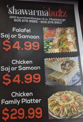 Menu photo 3 Shawarma Buzz Mississauga, ON Menu photo 3 Shawarma Buzz Mississauga, ON