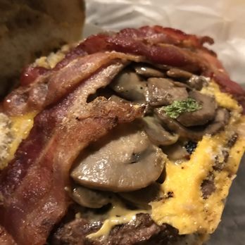 Smokey's Char Broiled - Added mushroom to their Double Bacon Cheeseburger FTW!!! - Burgers Near Me - Burien, Washington Smokey's Char Broiled - Added mushroom to their Double Bacon Cheeseburger FTW!!! - Burgers Near Me - Burien, Washington