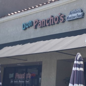 Don Pancho's - The front of the restaurant cross streets of Palomar and Clinton Keith in Wildomar - Mexican Near Me - Wildomar, California