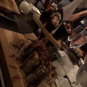 O-Ku - Kani crown roll and hand held roll - Sushi Bars Near Me - Charleston, South Carolina