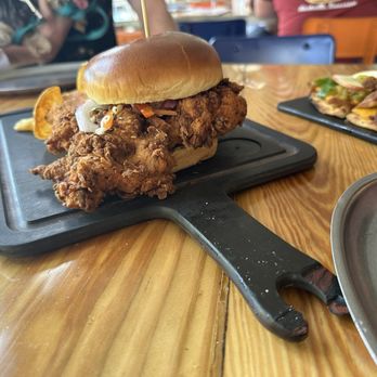 Woodshed Smokehouse - Fried chicken sandwiches - Smokehouse Near Me - Fort Worth, Texas