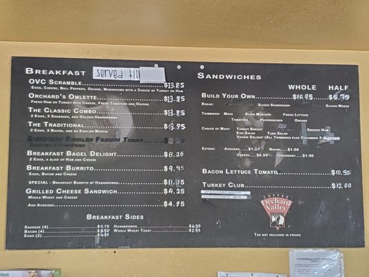 Menu photo 3 Orchard Valley Coffee Campbell, CA Menu photo 3 Orchard Valley Coffee Campbell, CA