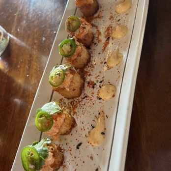 SOTA - Crispy rice with spicy salmon - Japanese Near Me - Corona Del Mar, California SOTA - Crispy rice with spicy salmon - Japanese Near Me - Corona Del Mar, California