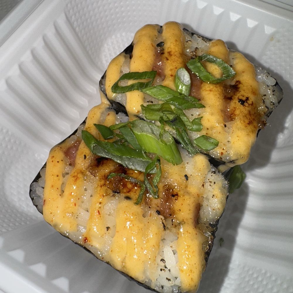 Shootz - 2 Pc Spam Brulee Musubi - Hawaiian Near Me - Stanton, California Shootz - 2 Pc Spam Brulee Musubi - Hawaiian Near Me - Stanton, California