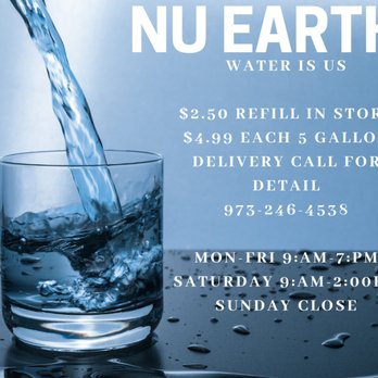 Nu Earth - Best quality purified and at a fair price. - Water Delivery Near Me Nu Earth - Best quality purified and at a fair price. - Water Delivery Near Me