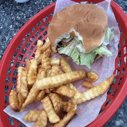 Spare -Time Grill - Spare Burger, fries