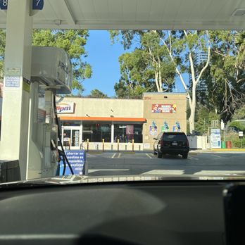 ampm - a view of a gas station from inside a car - Convenience Stores Near Me - North Hollywood, California ampm - a view of a gas station from inside a car - Convenience Stores Near Me - North Hollywood, California