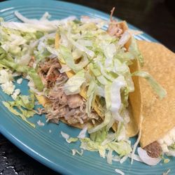 Tello's Mexican Grill - 3 hard tacos