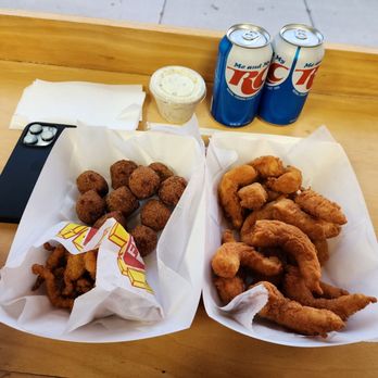 Frank's Chicago Shrimp House II - 1lb shrimp Chicago, hush puppies and clam strips. - Seafood Near Me - Chicago, Illinois