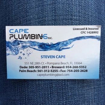 Cape Plumbing - Call them with any plumbing need - Plumbing Near Me - Boca Raton, Florida Cape Plumbing - Call them with any plumbing need - Plumbing Near Me - Boca Raton, Florida