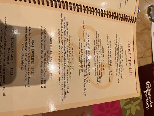 Menu photo 6 The Cheesecake Factory Providence, RI Menu photo 6 The Cheesecake Factory Providence, RI