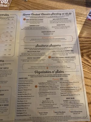 Menu photo 1 Cracker Barrel Old Country Store Pueblo, CO